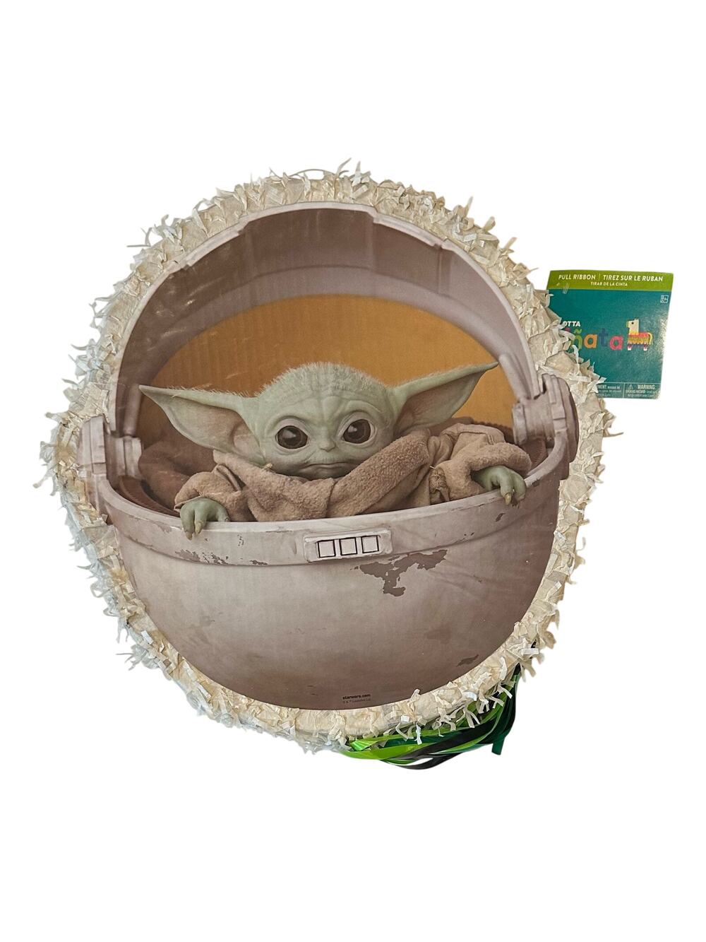 New The Mandalorian (Grogu the Child) Pinata, 17.75 x 3.25 x 17.75 in, Star Wars